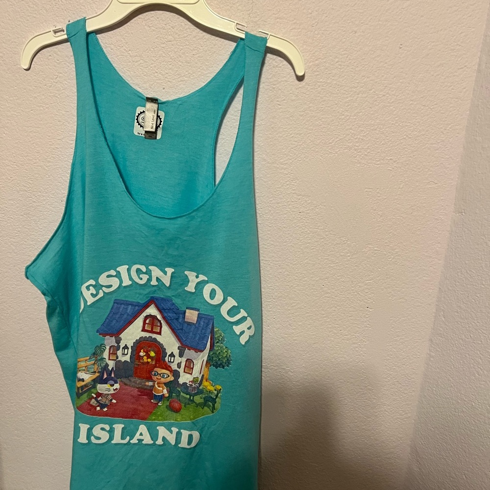 Animal Crossing graphic tank XXL